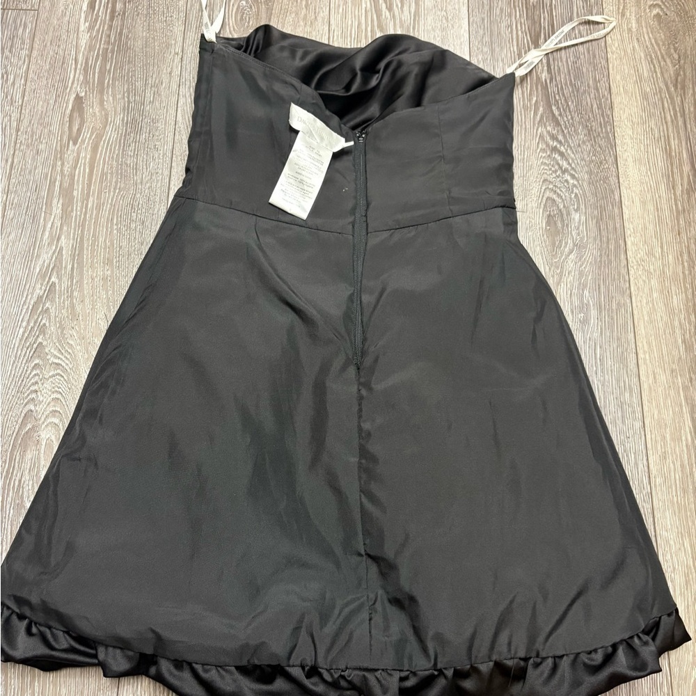 Davi’s Bridal Elegant Black Strapless Dress - Picture 16 of 16